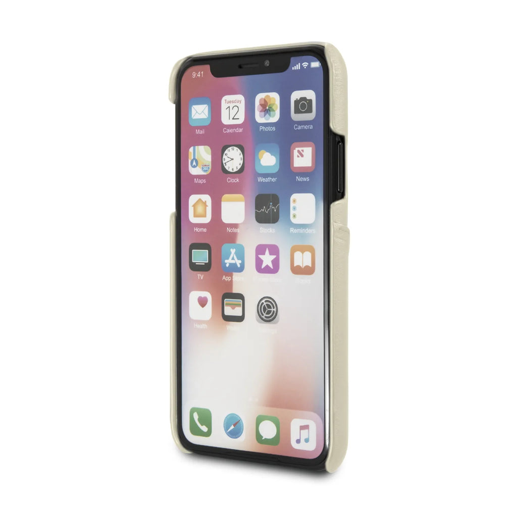 BMW backcover voor Apple iPhone X-Xs - Taupe-Hoesjes-Ilumina Benelux