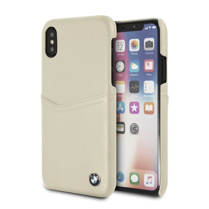 BMW backcover voor Apple iPhone X-Xs - Taupe-Hoesjes-Ilumina Benelux