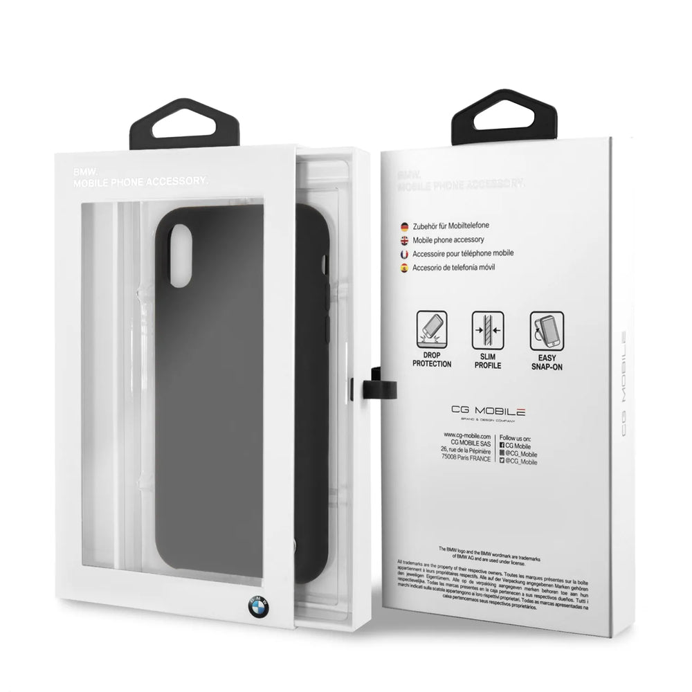 BMW backcover voor Apple iPhone XR - Zwart-Hoesjes-Ilumina Benelux