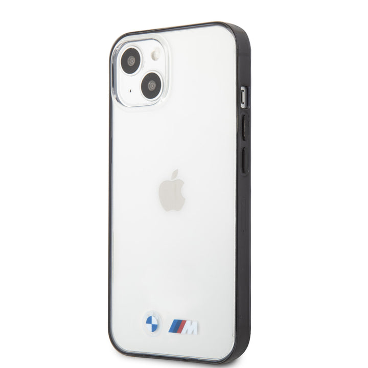 BMW iPhone 13 Mini Hardcase Backcover - Black Edges - Transparant-Hoesjes-Ilumina Benelux