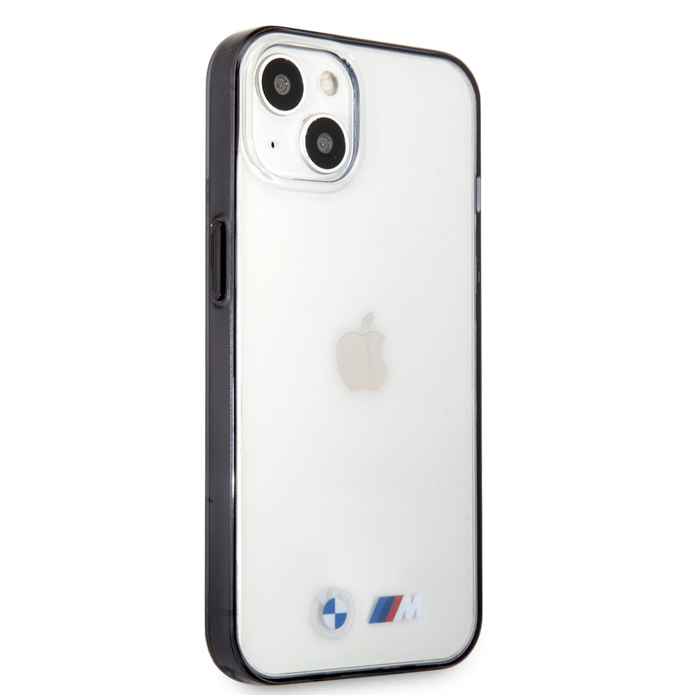 BMW iPhone 13 Mini Hardcase Backcover - Black Edges - Transparant-Hoesjes-Ilumina Benelux