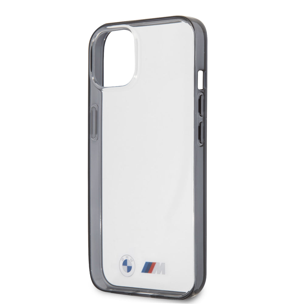 BMW iPhone 13 Mini Hardcase Backcover - Black Edges - Transparant-Hoesjes-Ilumina Benelux