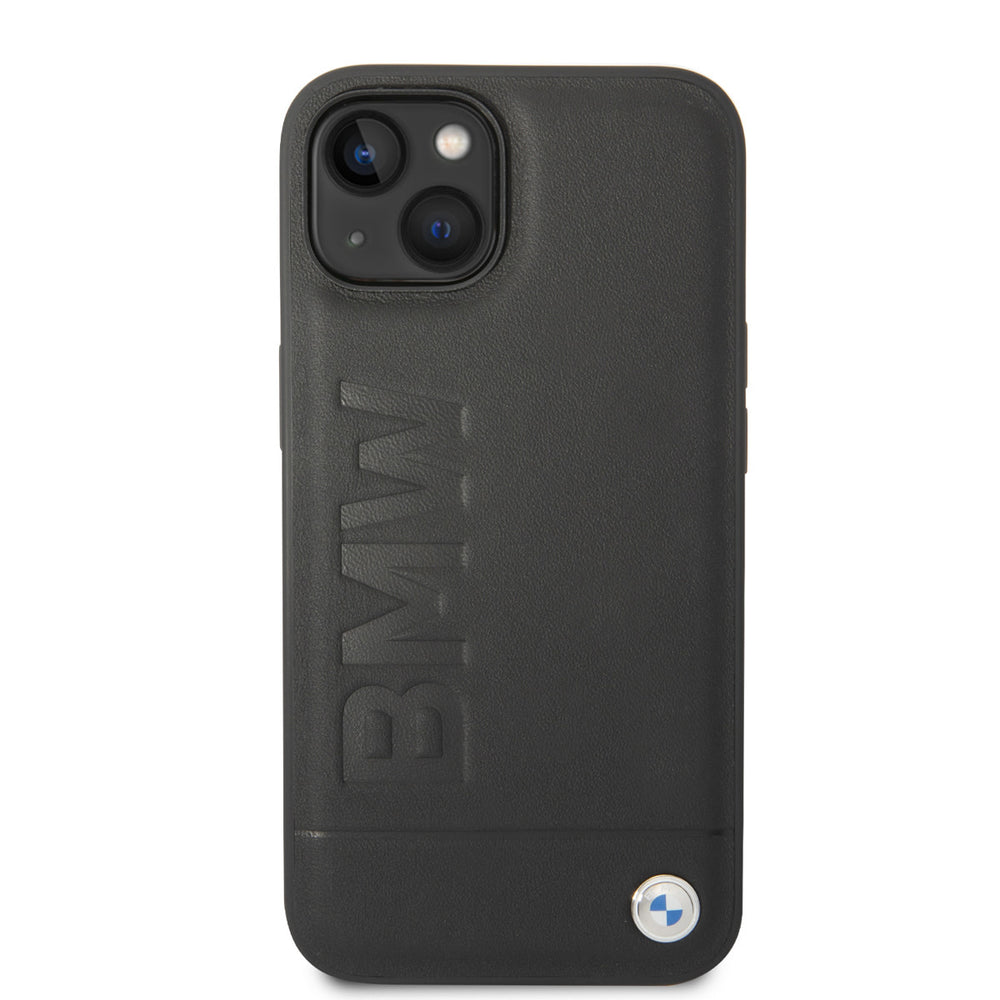 BMW iPhone 14 & 15 Plus Hardcase Backcover - Hot Stamp - Zwart-Hoesjes-Ilumina Benelux