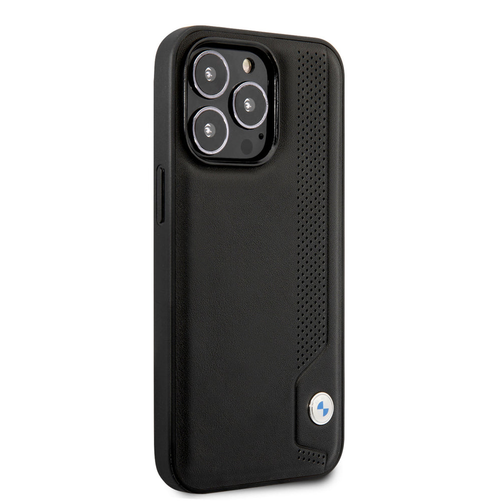 BMW iPhone 14 Pro Max Hardcase Backcover - Blue dots - Zwart-Hoesjes-Ilumina Benelux