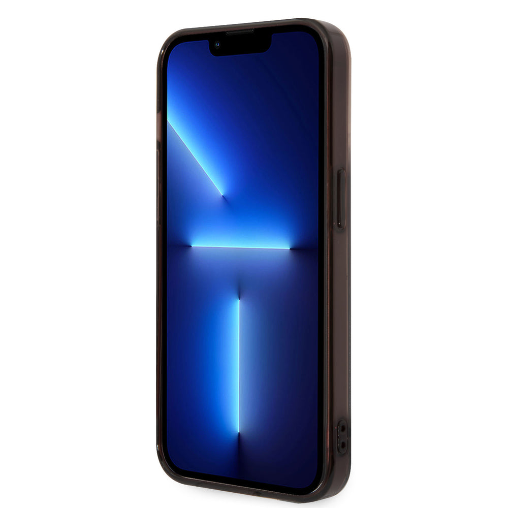BMW iPhone 15 Pro Backcover hoesje - IML Tricolor Stripe - Zwart-Hoesjes-Ilumina Benelux