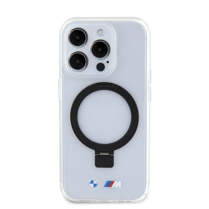 BMW iPhone 15 Pro Backcover hoesje - Magsafe - IML Ring Stand - Transparant-Hoesjes-Ilumina Benelux