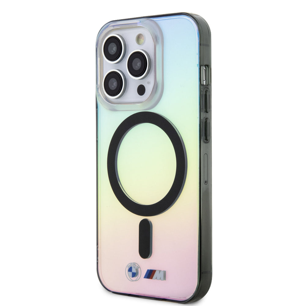 BMW iPhone 15 Pro Backcover hoesje - Magsafe - Iridescent Design - Transparant-Hoesjes-Ilumina Benelux