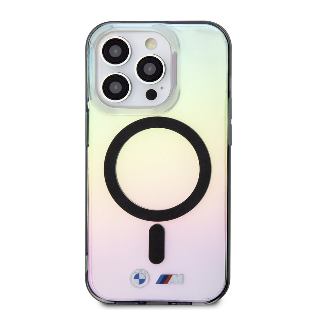 BMW iPhone 15 Pro Backcover hoesje - Magsafe - Iridescent Design - Transparant-Hoesjes-Ilumina Benelux
