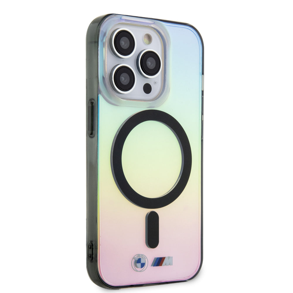 BMW iPhone 15 Pro Backcover hoesje - Magsafe - Iridescent Design - Transparant-Hoesjes-Ilumina Benelux