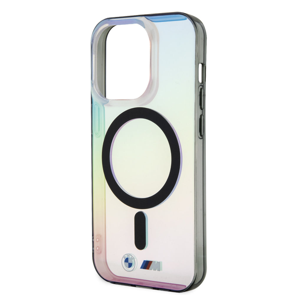 BMW iPhone 15 Pro Backcover hoesje - Magsafe - Iridescent Design - Transparant-Hoesjes-Ilumina Benelux