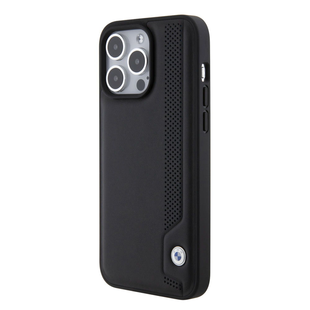 BMW iPhone 15 Pro Max Backcover hoesje - Blue Dots Pattern - Zwart-Hoesjes-Ilumina Benelux