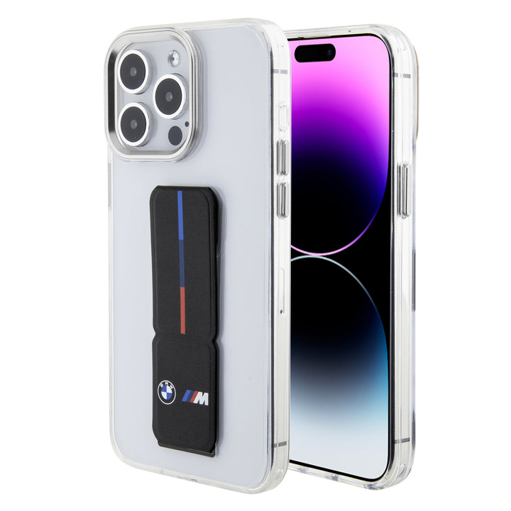 BMW iPhone 15 Pro Max Backcover hoesje - Gripstand - Transparant-Hoesjes-Ilumina Benelux