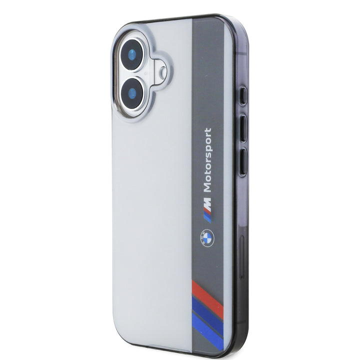 BMW iPhone 16 Backcover hoesje Motorsport IML - Grijs-Hoesjes-Ilumina Benelux