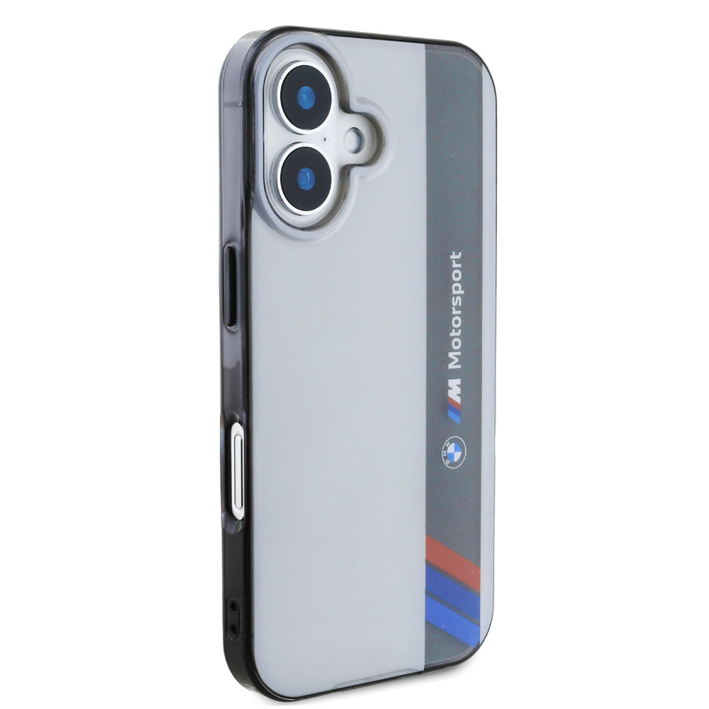 BMW iPhone 16 Backcover hoesje Motorsport IML - Grijs-Hoesjes-Ilumina Benelux