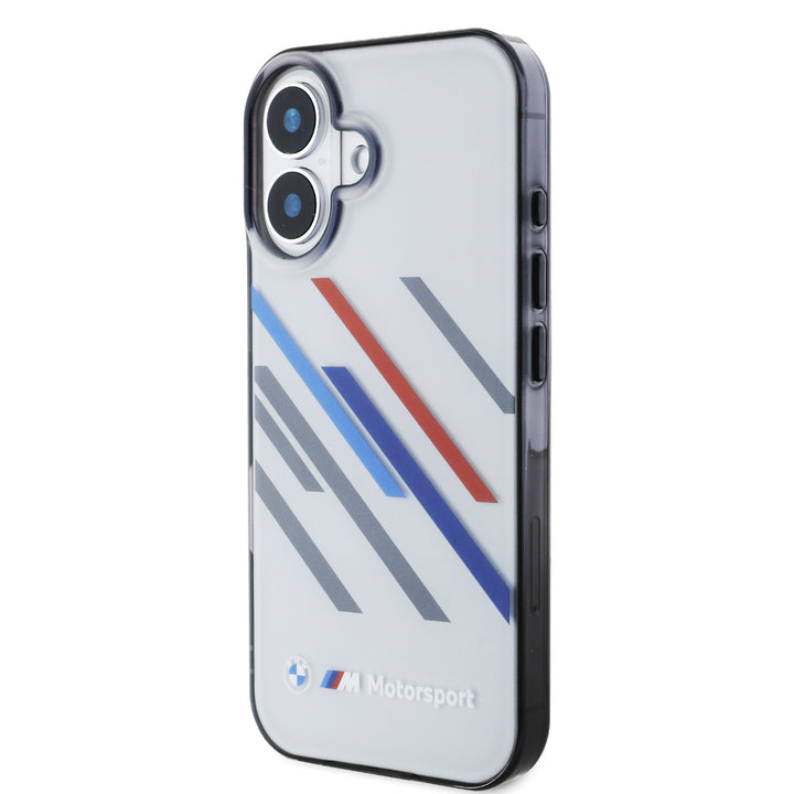 BMW iPhone 16 Backcover hoesje Random Stripes - Grijs-Hoesjes-Ilumina Benelux