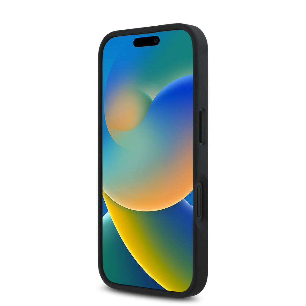BMW iPhone 16 Backcover hoesje Tricolor Detail Line - Grijs-Hoesjes-Ilumina Benelux
