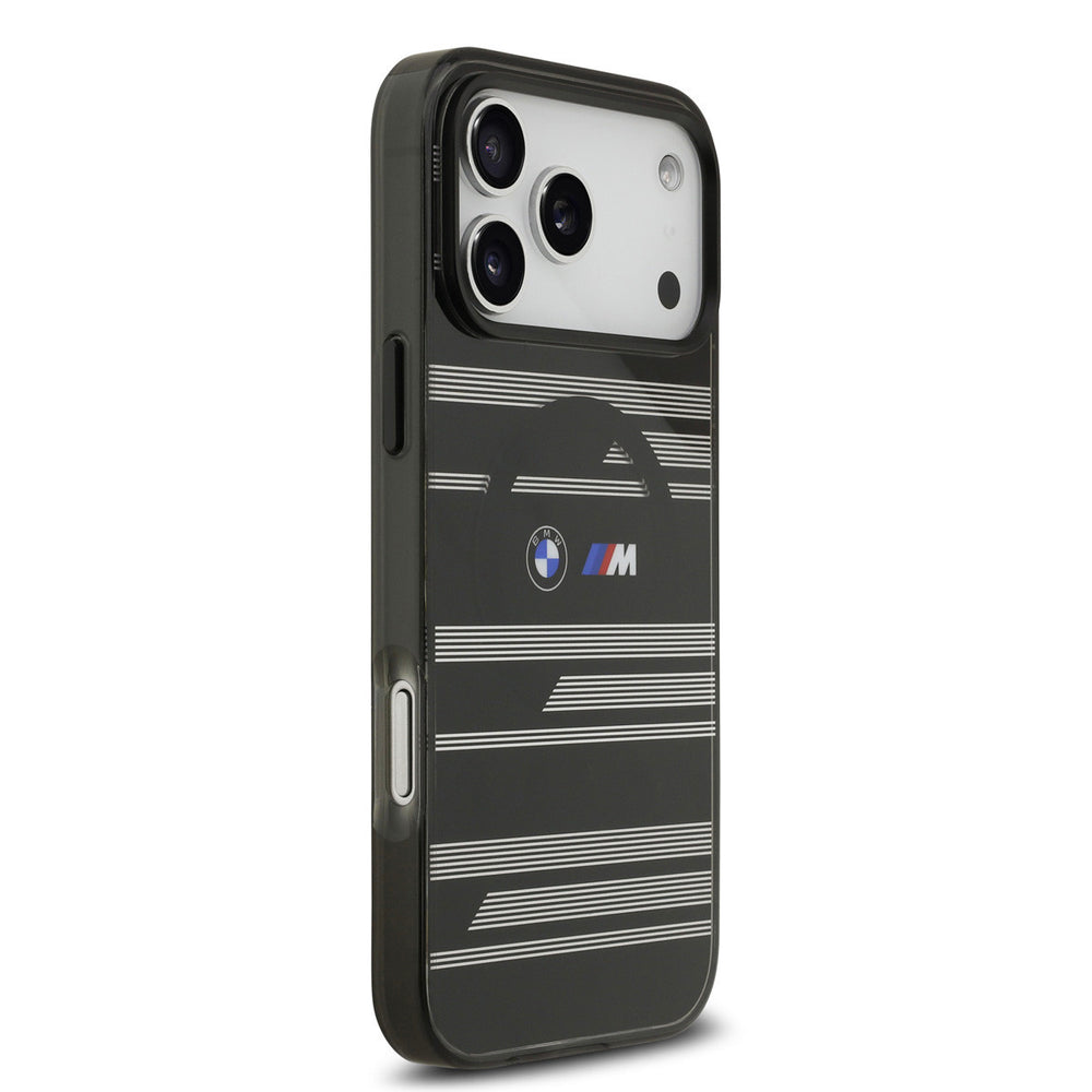 BMW iPhone 17 Pro Max Backcover hoesje - MagSafe IML Case - Line Designs - Zwart-Hoesjes-Ilumina Benelux