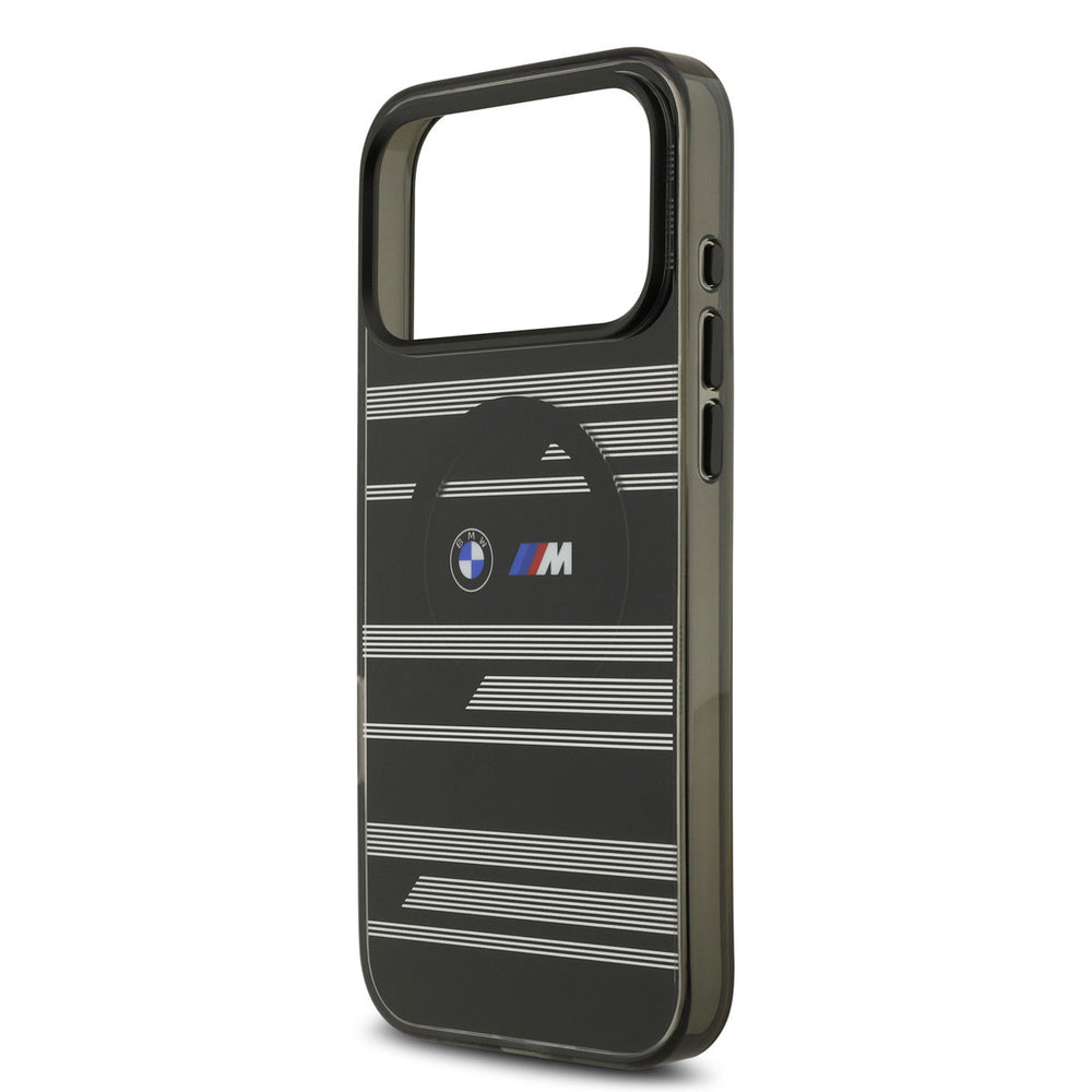 BMW iPhone 17 Pro Max Backcover hoesje - MagSafe IML Case - Line Designs - Zwart-Hoesjes-Ilumina Benelux