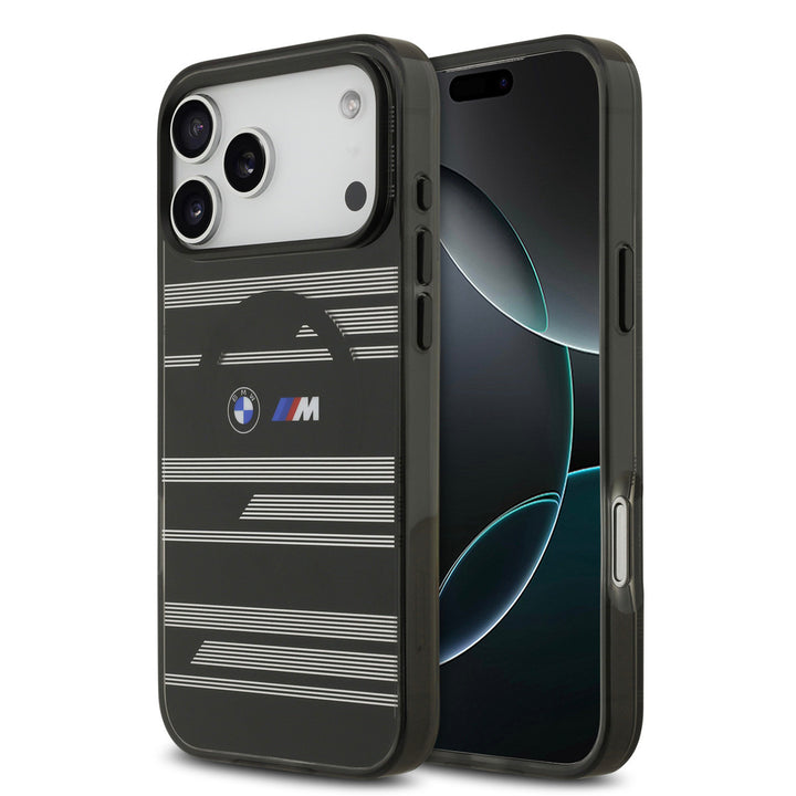 BMW iPhone 17 Pro Max Backcover hoesje - MagSafe IML Case - Line Designs - Zwart-Hoesjes-Ilumina Benelux