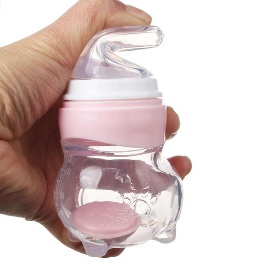 Baby medicijndispenser fopspeen – Siliconen knijpfles feeder 70ml – Anti-verstikking – BPA-vrij – Blauw-Ilumina Benelux