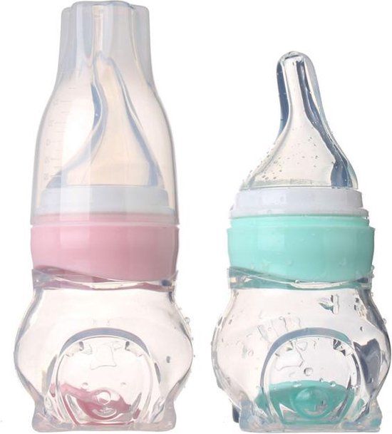 Baby medicijndispenser fopspeen – Siliconen knijpfles feeder 70ml – Anti-verstikking – BPA-vrij – Blauw-Ilumina Benelux
