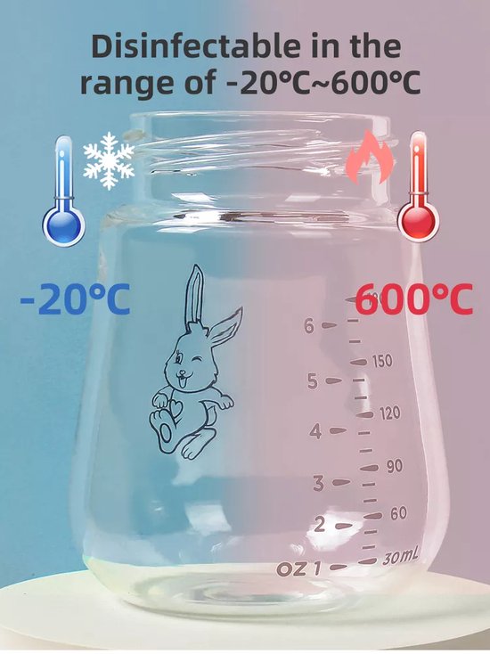 Babyfles met handvatten – Zuigfles 180ml – BPA-vrij – Anti-koliek – Vaatwasser & magnetronbestendig – Groen-Ilumina Benelux