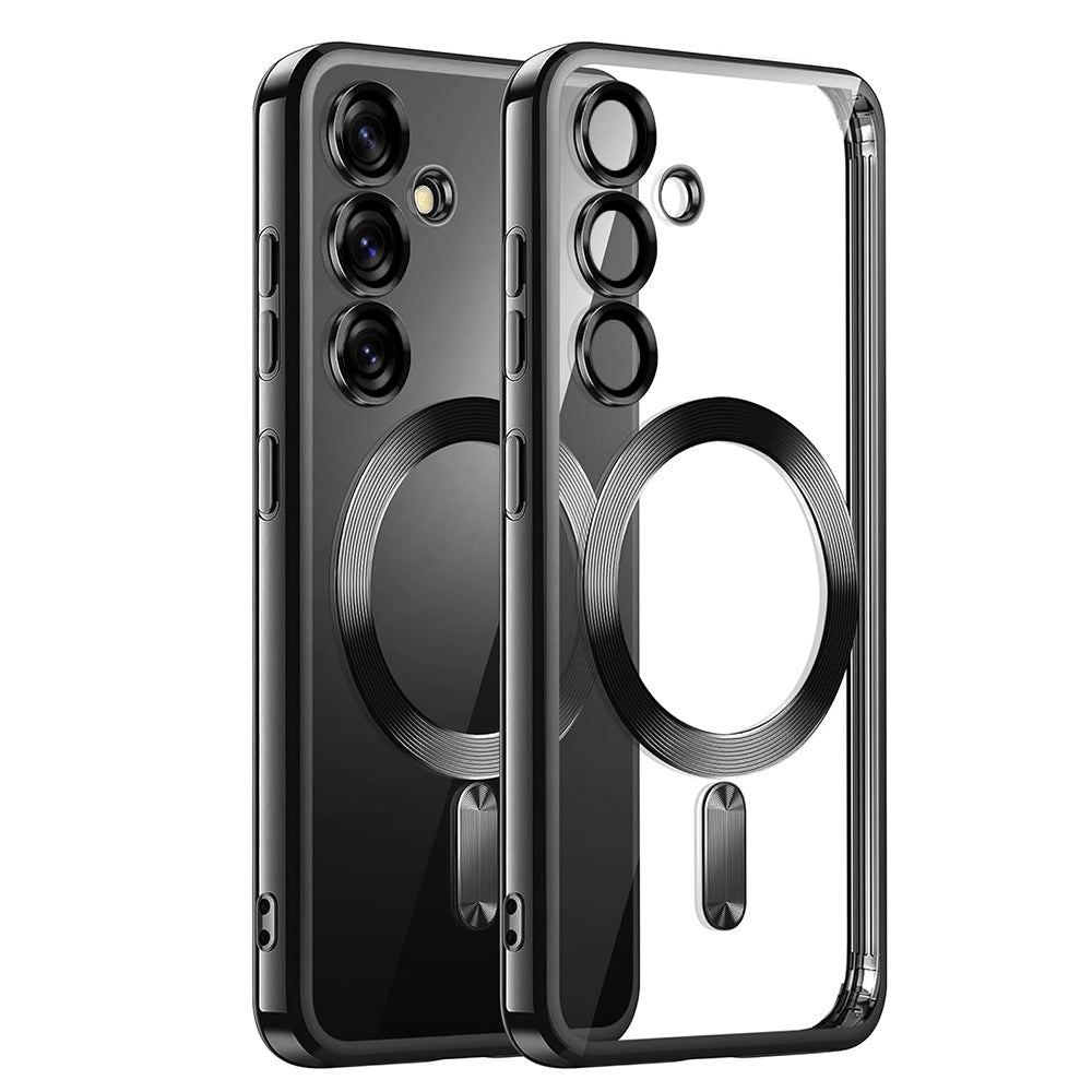 Samsung Galaxy A37 Hoesjes – MagSafe Compatible – Ingebouwde Camera Lens Protector - Zwart-Ilumina Benelux