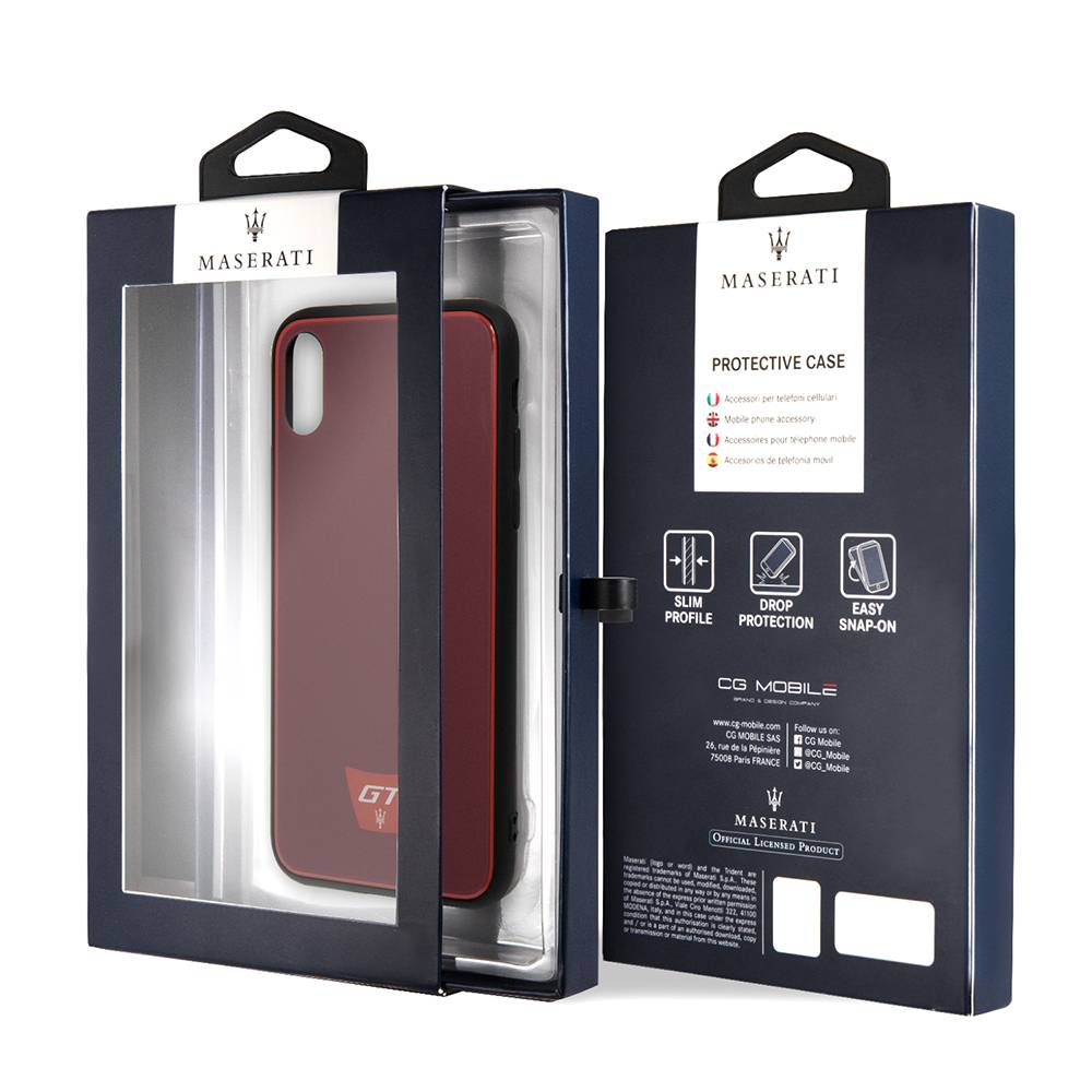 Backcover voor de iPhone X-Xs - Rood-Hoesjes-Ilumina Benelux