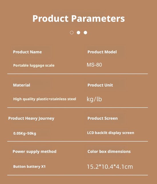 Bagageweegschaal – Digitaal met weeghaak & thermometer – Tot 50 kg – Inclusief batterijen – Zwart-Ilumina Benelux