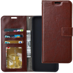 Portemonnee Book Case Hoesje Geschikt voor: Samsung Galaxy S7 - Bruin