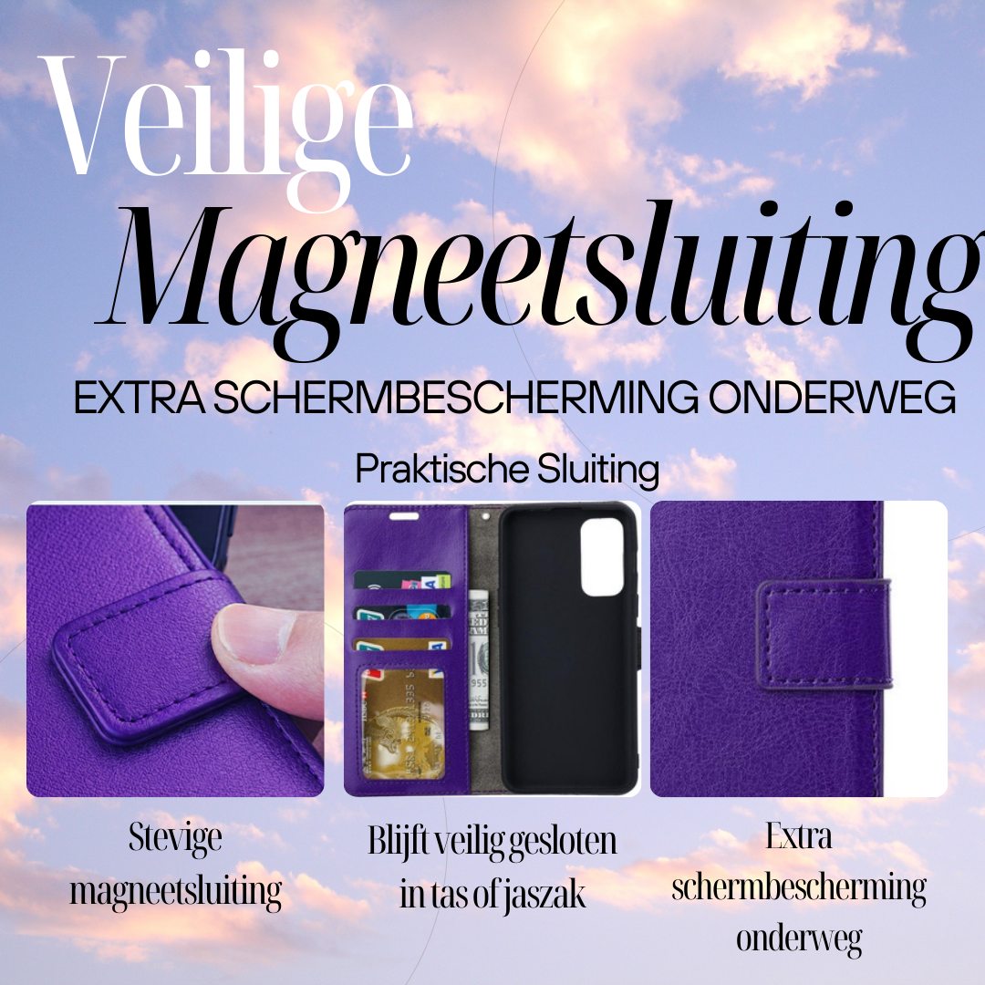 Portemonnee Book Case Hoesje Geschikt voor: Samsung Galaxy A36 - Paars