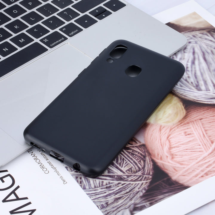 Binnenstructuur Zwart TPU Backcover voor Samsung Galaxy A20e -Zacht en duurzaam - TPU-Hoesjes-Ilumina Benelux