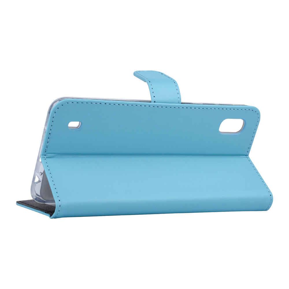 Blauw hoesje Samsung Galaxy A10 (2019) Book Case - Pasjeshouder - Magneetsluiting (A105F)-Hoesjes-Ilumina Benelux