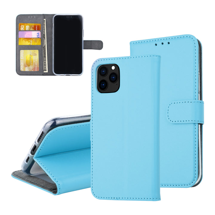 Blauw hoesje iPhone 11 Pro - Book Case - Pasjeshouder - Magneetsluiting-Hoesjes-Ilumina Benelux