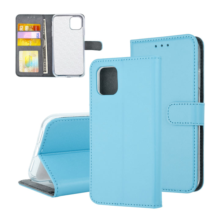 Blauw hoesje iPhone 11 Pro Max - Book Case - Pasjeshouder - Magneetsluiting-Hoesjes-Ilumina Benelux