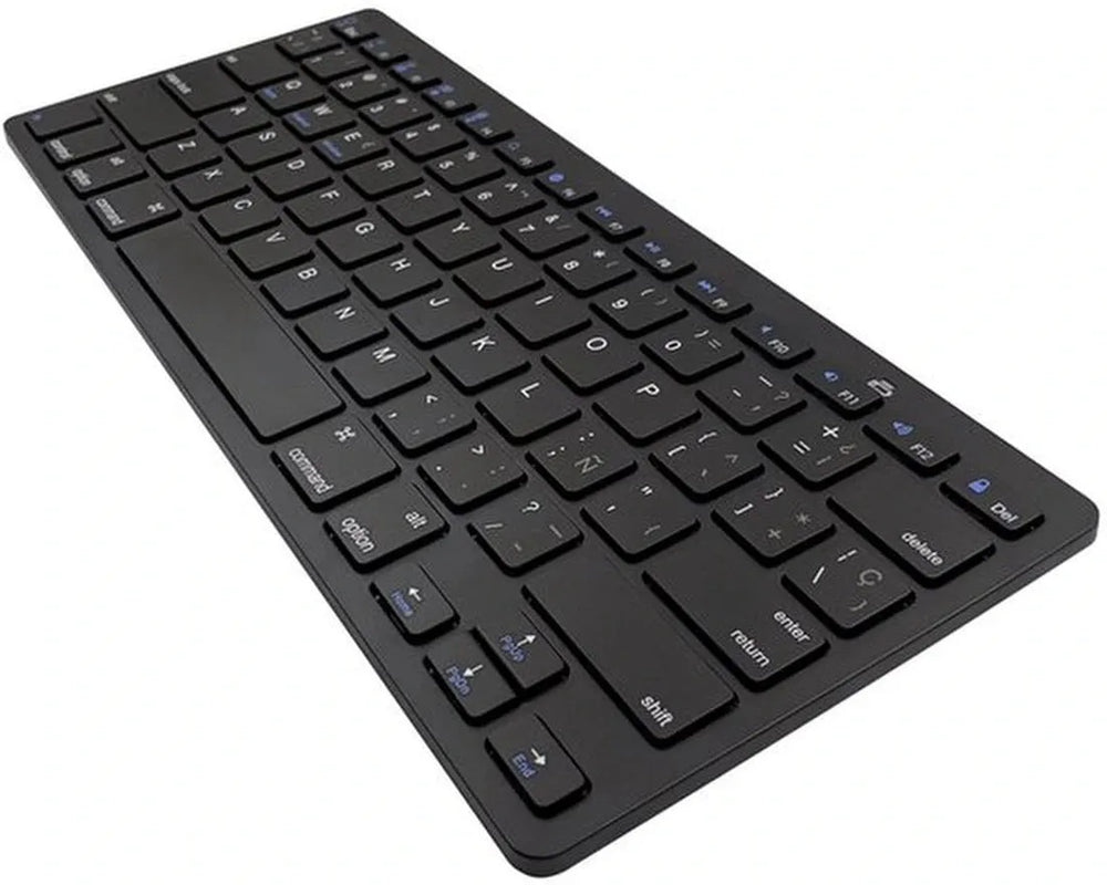 Bluetooth Mini Toetsenbord – Draadloos – Geschikt voor Mac, Windows, iPad & Android – 10m Bereik – Zwart-Toetsenbord-Ilumina Benelux