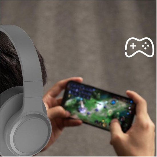 Bluetooth On-Ear Koptelefoon – Draadloos – HD Stereo – Microfoon – Geschikt voor iPhone/Samsung/Huawei/iPad/TV – Beige-Koptelefoon-Ilumina Benelux