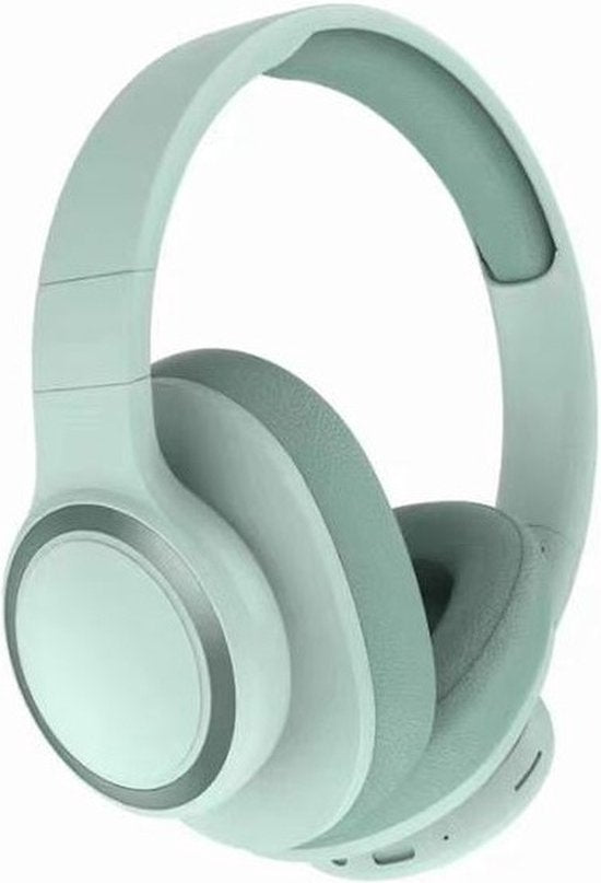 Bluetooth On-Ear Koptelefoon – Draadloos – HD Stereo – Microfoon – Groen-Koptelefoon-Ilumina Benelux