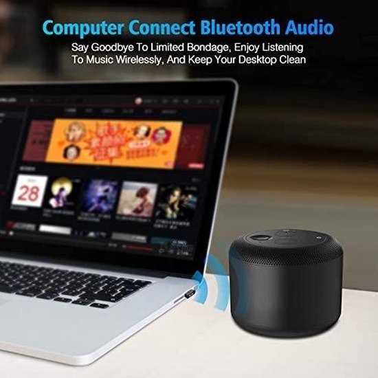 Bluetooth USB Adapter – Bluetooth 5.0 Dongle – Voor PC Laptop Desktop – Snelle Verbinding – Zwart-Bluetoothadapter-Ilumina Benelux