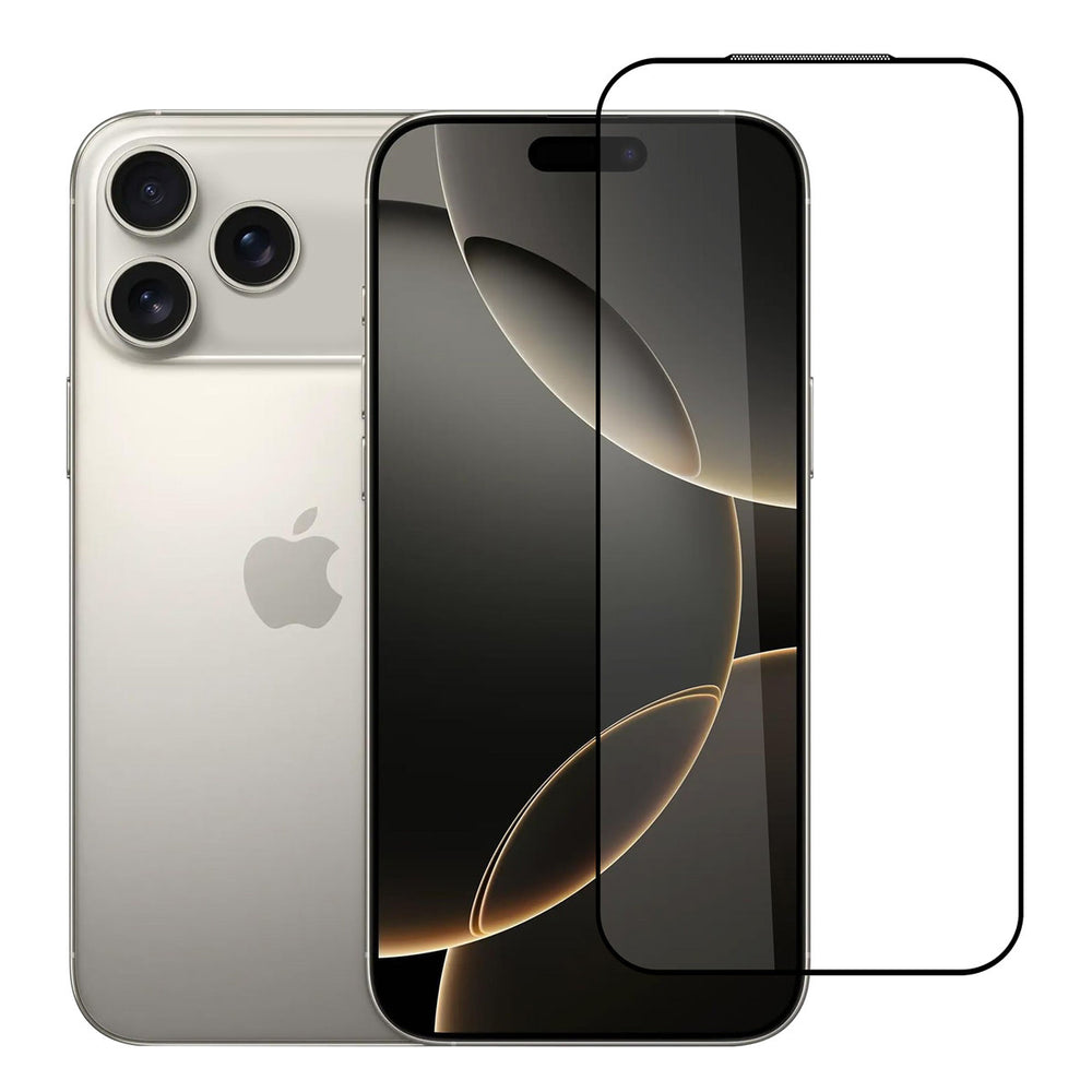 TUNIQ iPhone 17 Pro Max Screenprotector - 10D Full coverage Screenprotector - Zwarte Rand-Screenprotectors-Ilumina Benelux