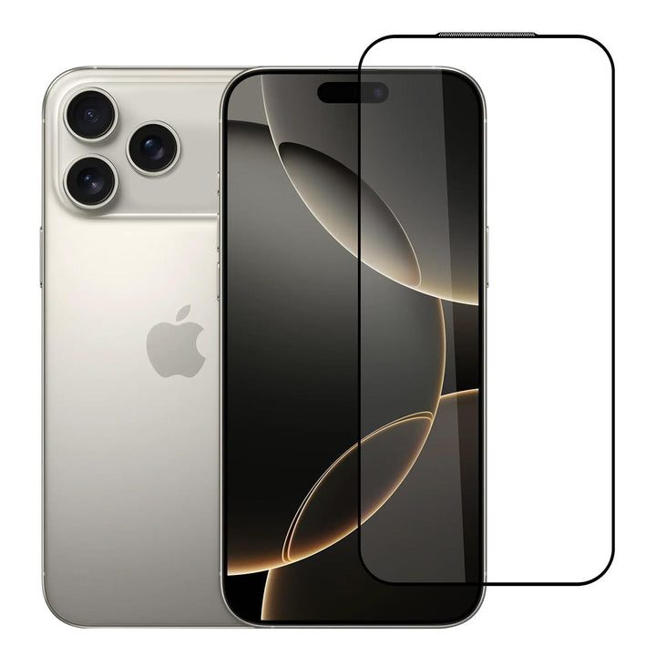 TUNIQ iPhone 17 Pro Max Screenprotector - 10D Full coverage Screenprotector - Zwarte Rand-Screenprotectors-Ilumina Benelux