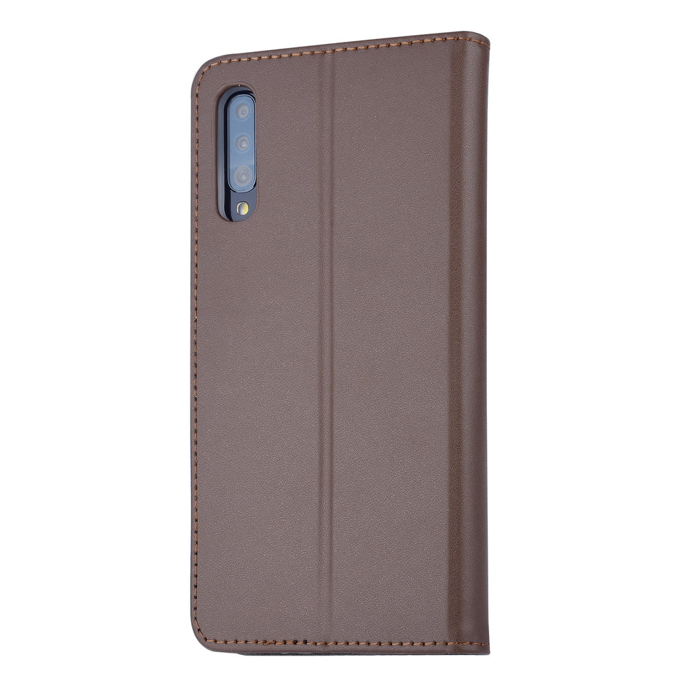 Bruin Book Case voor Samsung Galaxy A70 - Pasjeshouder - Magneetsluiting (A705F)-Hoesjes-Ilumina Benelux