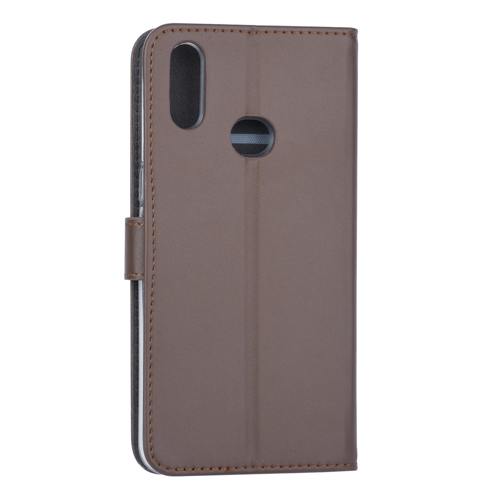 Bruin hoesje Samsung Galaxy A10s - Book Case - Pasjeshouder (A107F)-Hoesjes-Ilumina Benelux