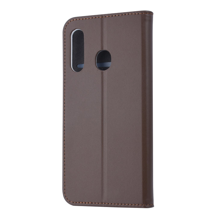 Bruin hoesje Samsung Galaxy M40 - Book Case - Pasjeshouder - Magneetsluiting (M405F)-Hoesjes-Ilumina Benelux