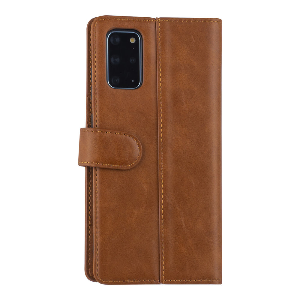 Bruin hoesje Samsung Galaxy S20 Plus - Book Case - PU leather-Hoesjes-Ilumina Benelux