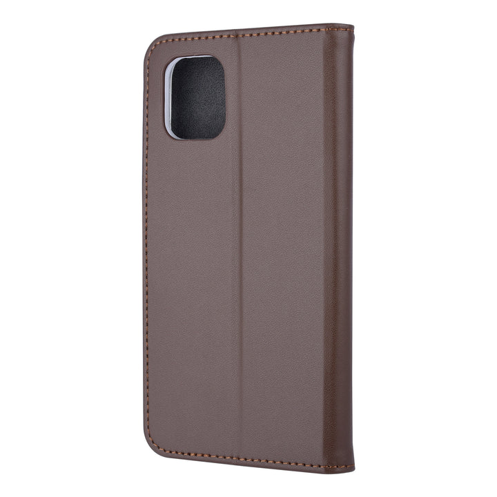 Bruin hoesje iPhone 11 - Book Case - Pasjeshouder - Magneetsluiting-Hoesjes-Ilumina Benelux