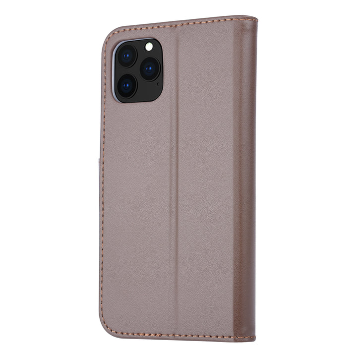 Bruin hoesje iPhone 11 Pro - Book Case - Pasjeshouder - Magneetsluiting-Hoesjes-Ilumina Benelux