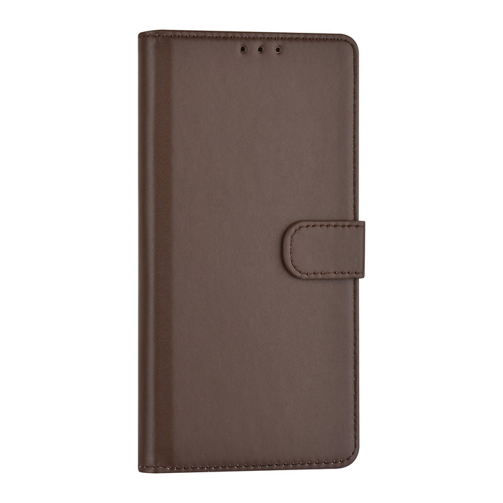 Bruin hoesje voor Oppo A53s - Book Case - Pasjeshouder - Magneetsluiting-Hoesjes-Ilumina Benelux