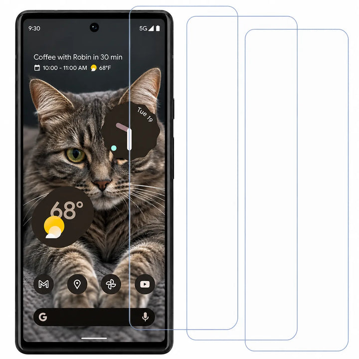 Google Pixel 6A Screenprotector Glas 9H – Anti-kras – 3-Pack-Ilumina Benelux