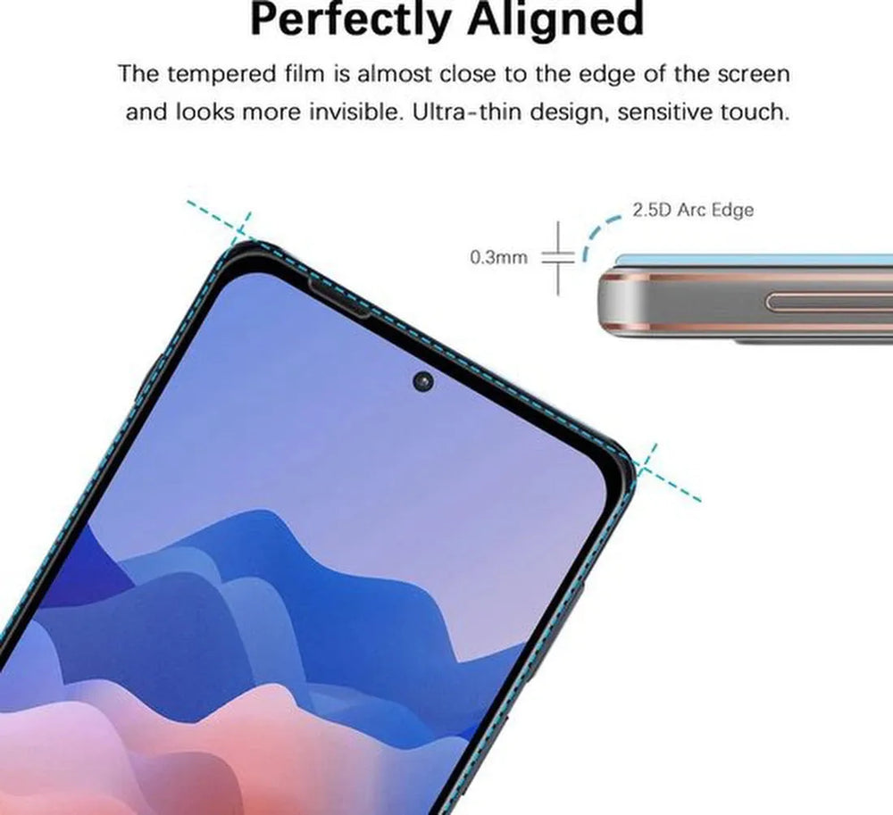 Motorola Edge 20 – Camera Lens & Screenprotector – 4-Pack-Ilumina Benelux